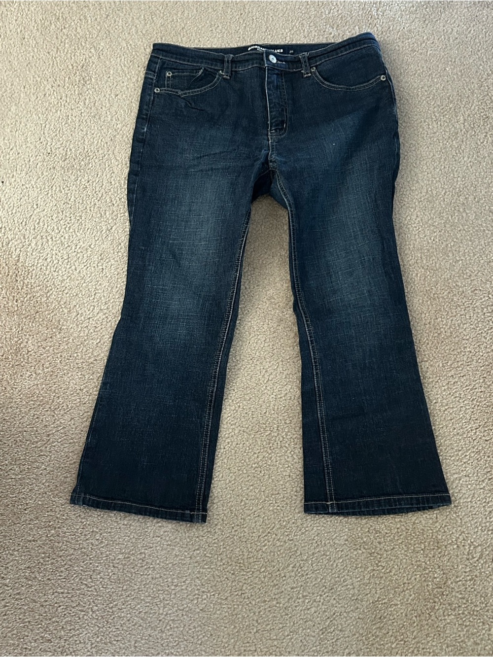 Women's Dark Blue Flared Jeans